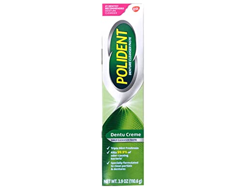 Polident Dentu-Creme, 3.9-Ounce (Pack of 6) by GlaxoSmithKline