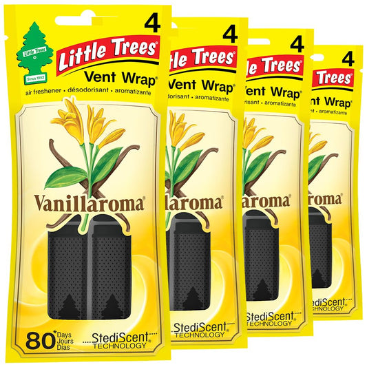 LITTLE TREES Car Air Freshener | Vent Wrap Provides Long-Lasting Scent, Invisibly Fresh!
