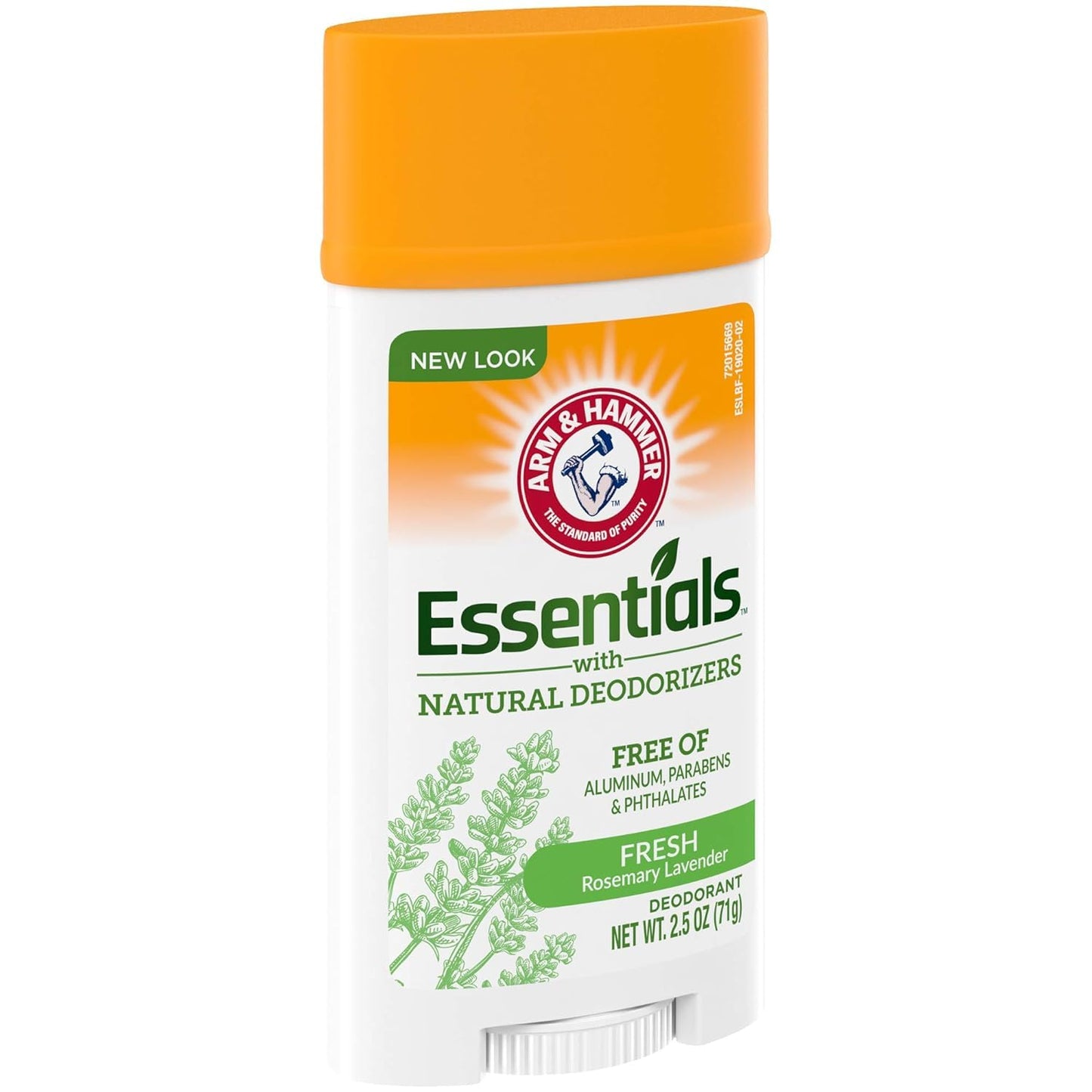 ARM & HAMMER Essentials Natural Deodorant 2.50 oz Pack of