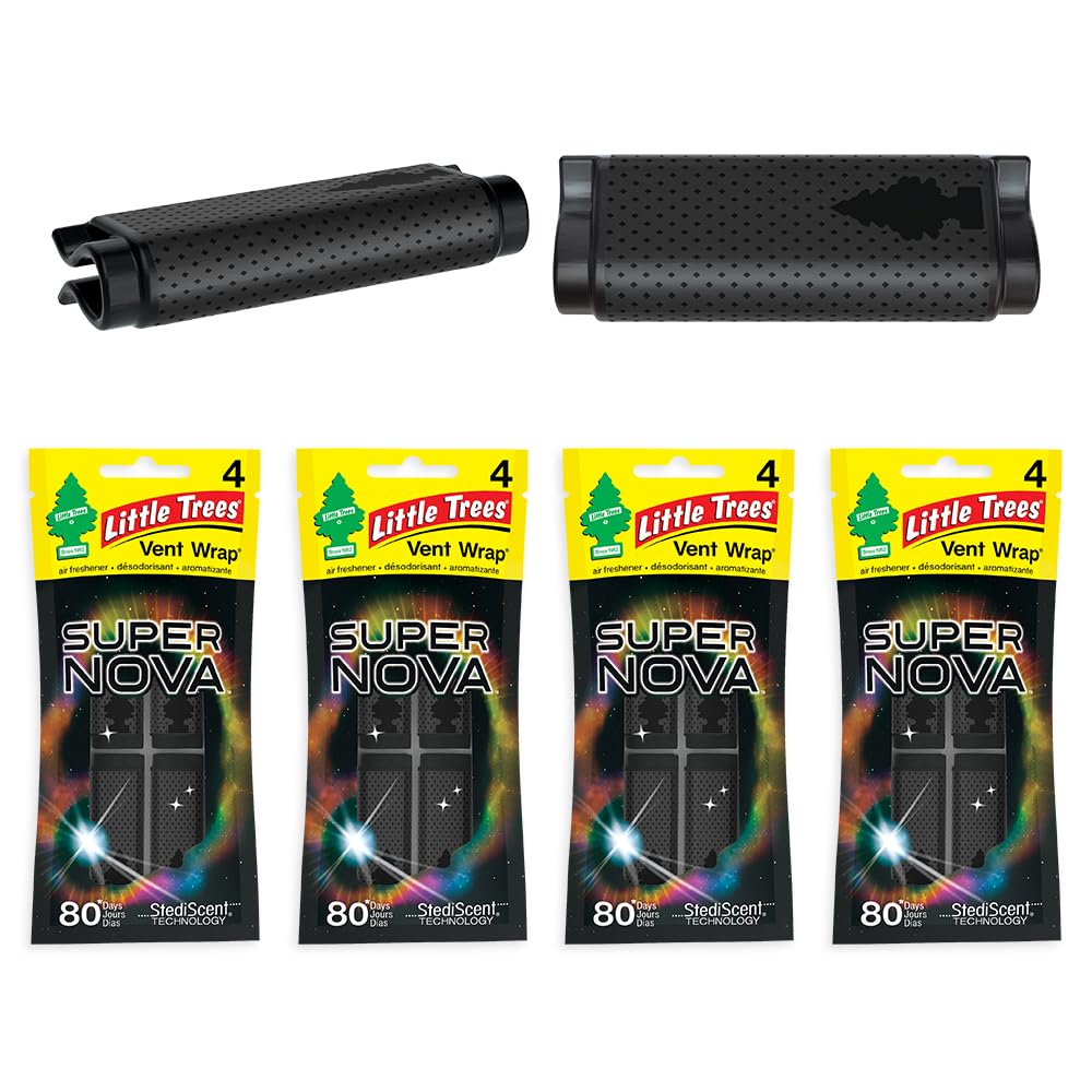 LITTLE TREES Car Air Freshener | Vent Wrap Provides Long-Lasting Scent, Invisibly Fresh!