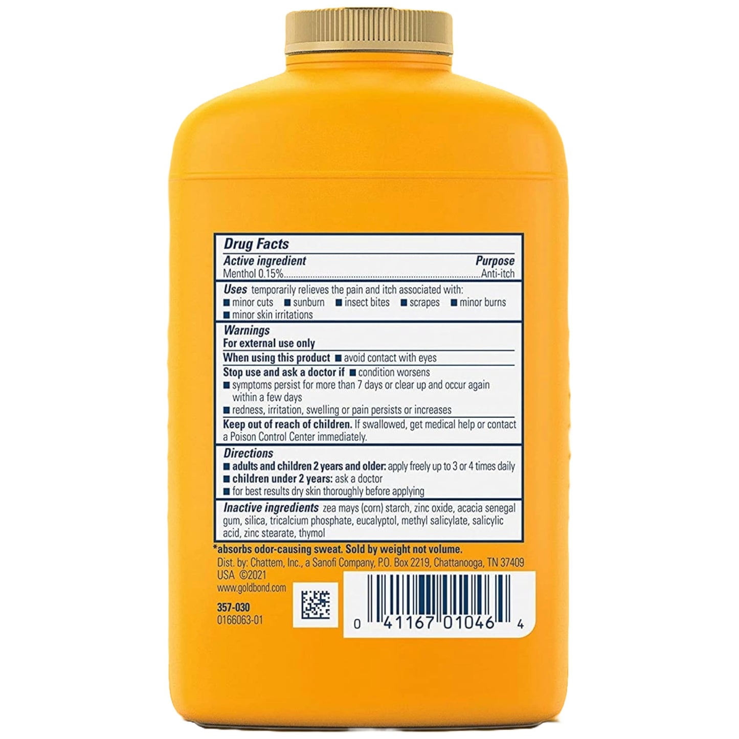 Gold Bond Med Pwdr Size 4z Gold Bond Medicated Powder 4oz