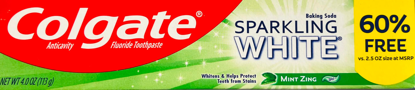 Colgate Sparkling White Gel Toothpaste