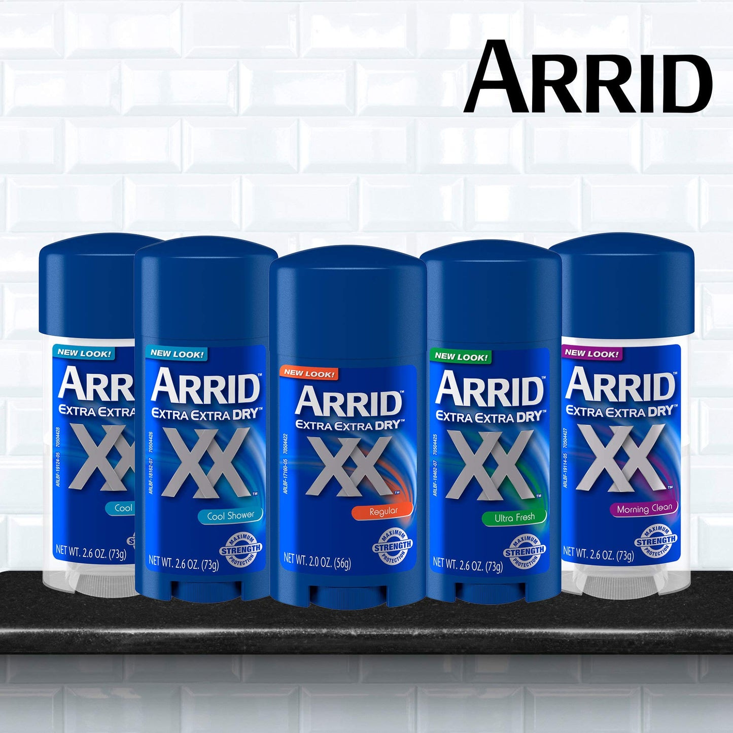 Arrid Extra XX Deodorant Clear Gel 2.6 Pack