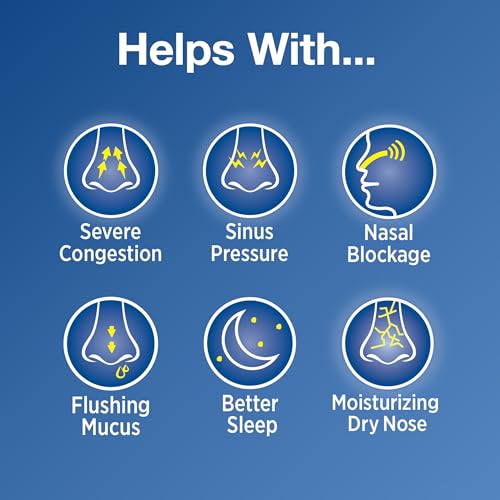 Simply Saline Extra Strength for Severe Congestion Relief Nasal Mist: 4.6oz 3-Pack