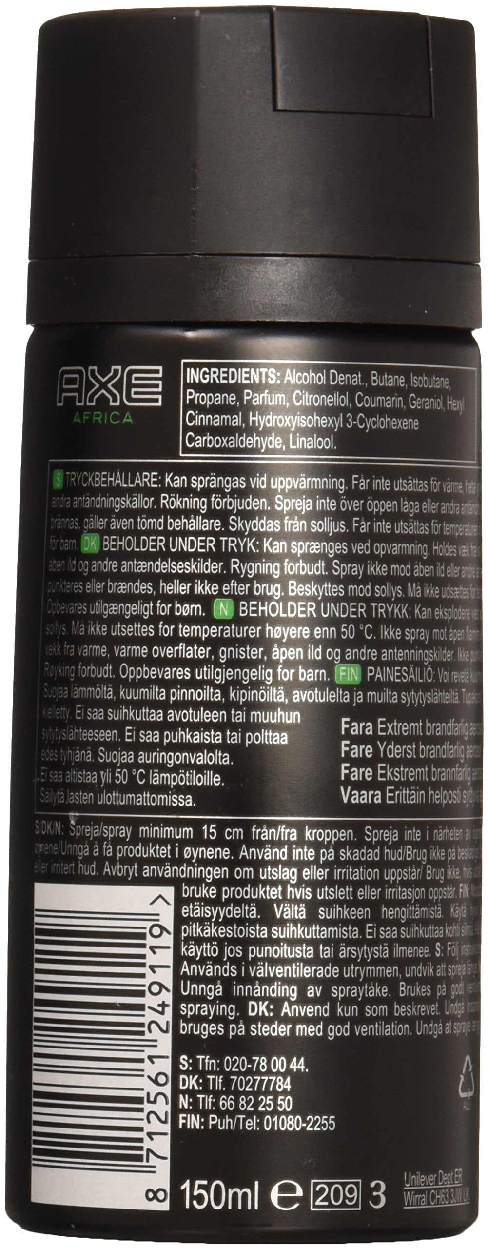 AXE Deodorant Body Spray