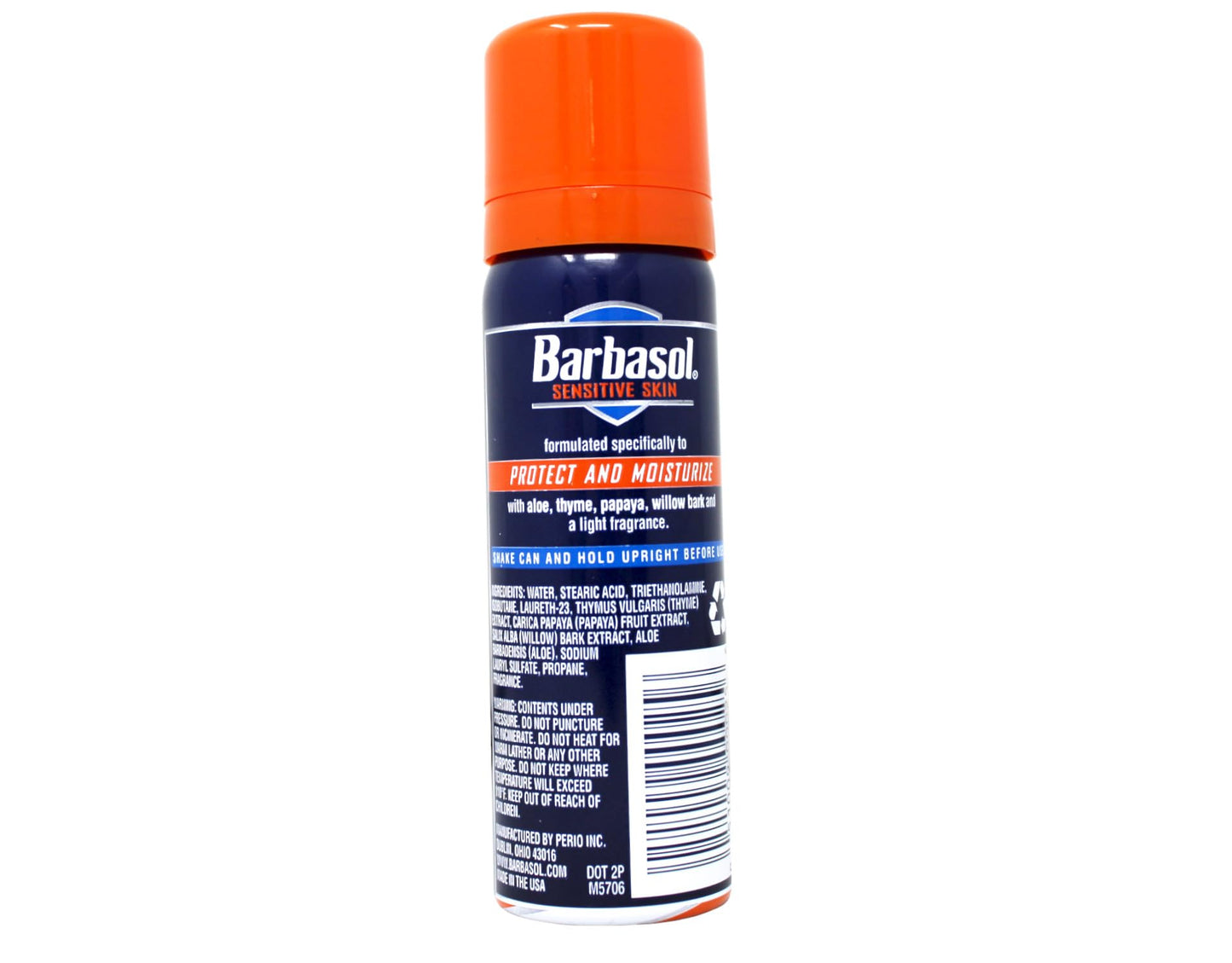 Barbasol Sensitive Skin Thick and Rich Shaving Cream