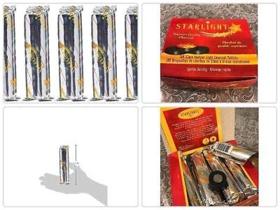 Starlight Charcoal, 3 Box, 30 Rolls, 300 Tablets