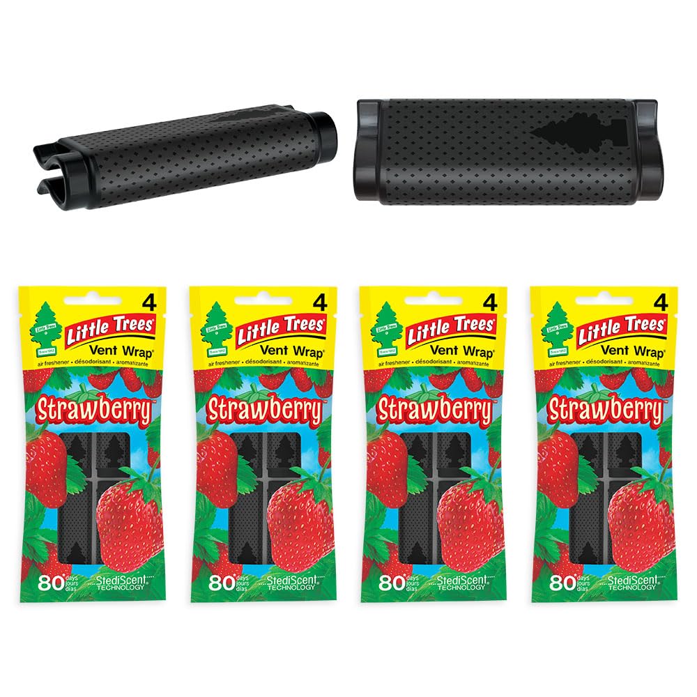 LITTLE TREES Car Air Freshener | Vent Wrap Provides Long-Lasting Scent, Invisibly Fresh!
