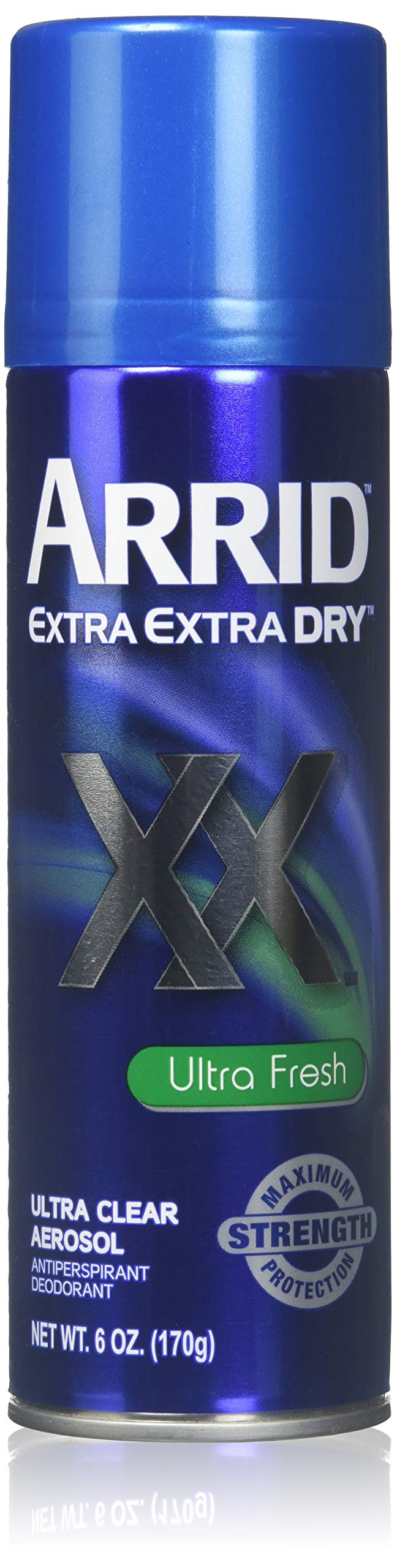 Arrid Xx U/Clr-U/Frsh Size 6z Arrid Extra Extra Dry Ultra Clear Ultra Fresh Aerosol Deodorant
