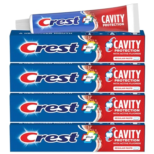 Crest Cavity Protection Toothpaste Regular - 8.2 Ounce (Pack of 4)