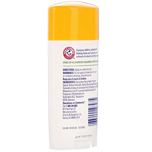 Arm & Hammer Essentials Natural Deodorant Fresh Rosemary Lavender