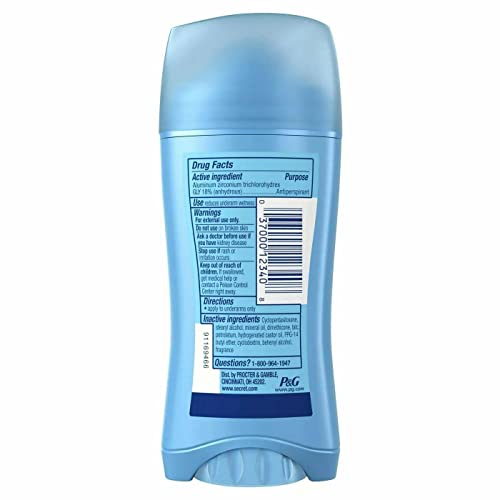 Secret Antiperspirant and Deodorant for Women pH Balanced Invisible Solid 2.6 Oz