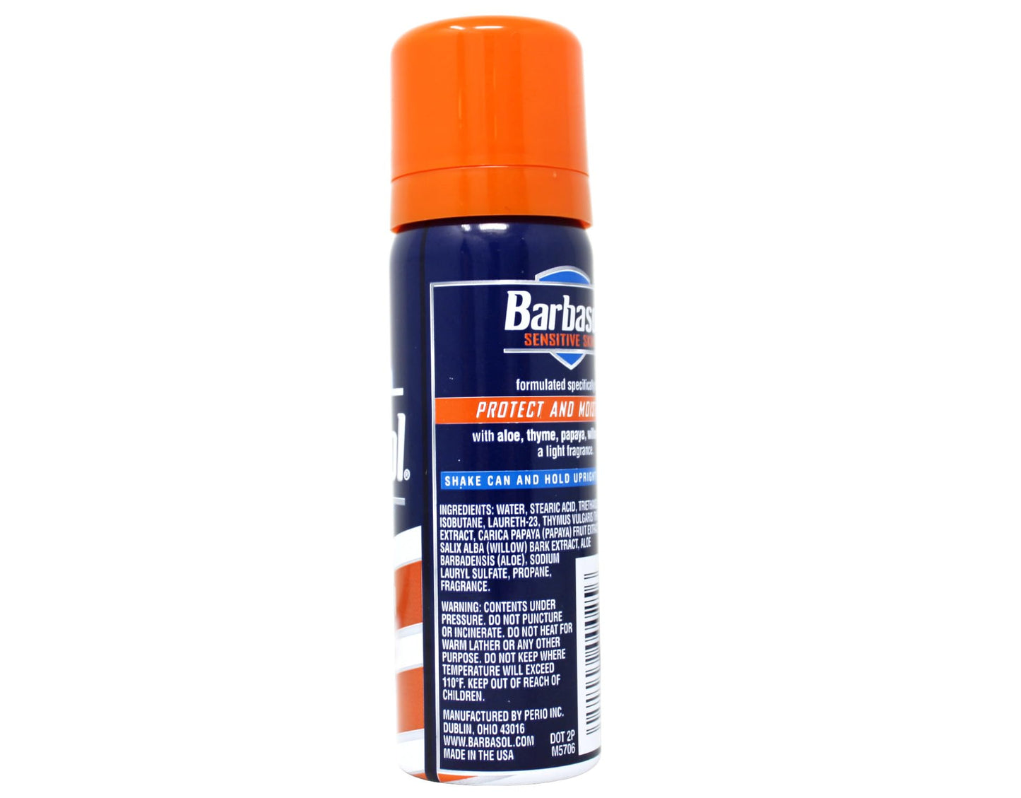 Barbasol Sensitive Skin Thick and Rich Shaving Cream