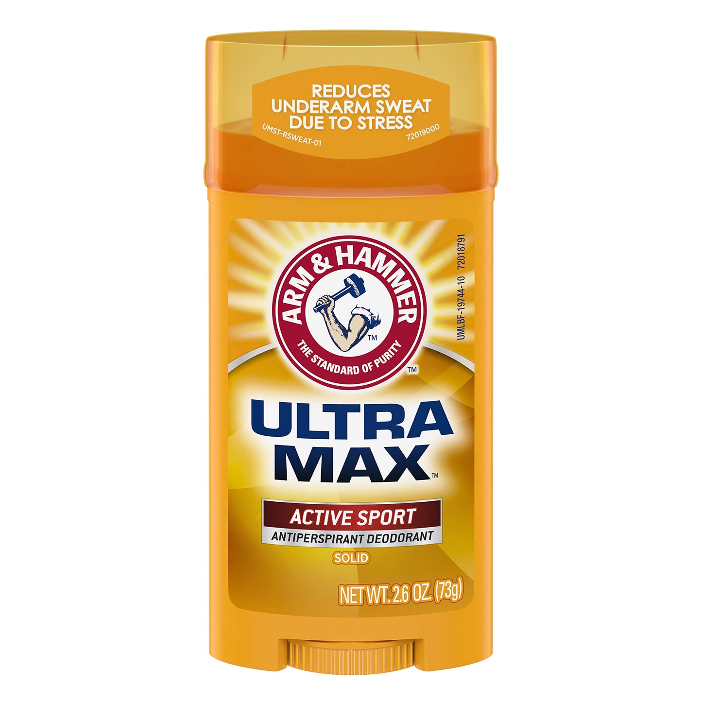 Arm & Hammer Ultramax Solid Antiperspirant Deodorant Active Sport 2.6 Pack of