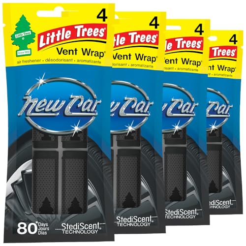 LITTLE TREES Car Air Freshener | Vent Wrap Provides Long-Lasting Scent, Invisibly Fresh!