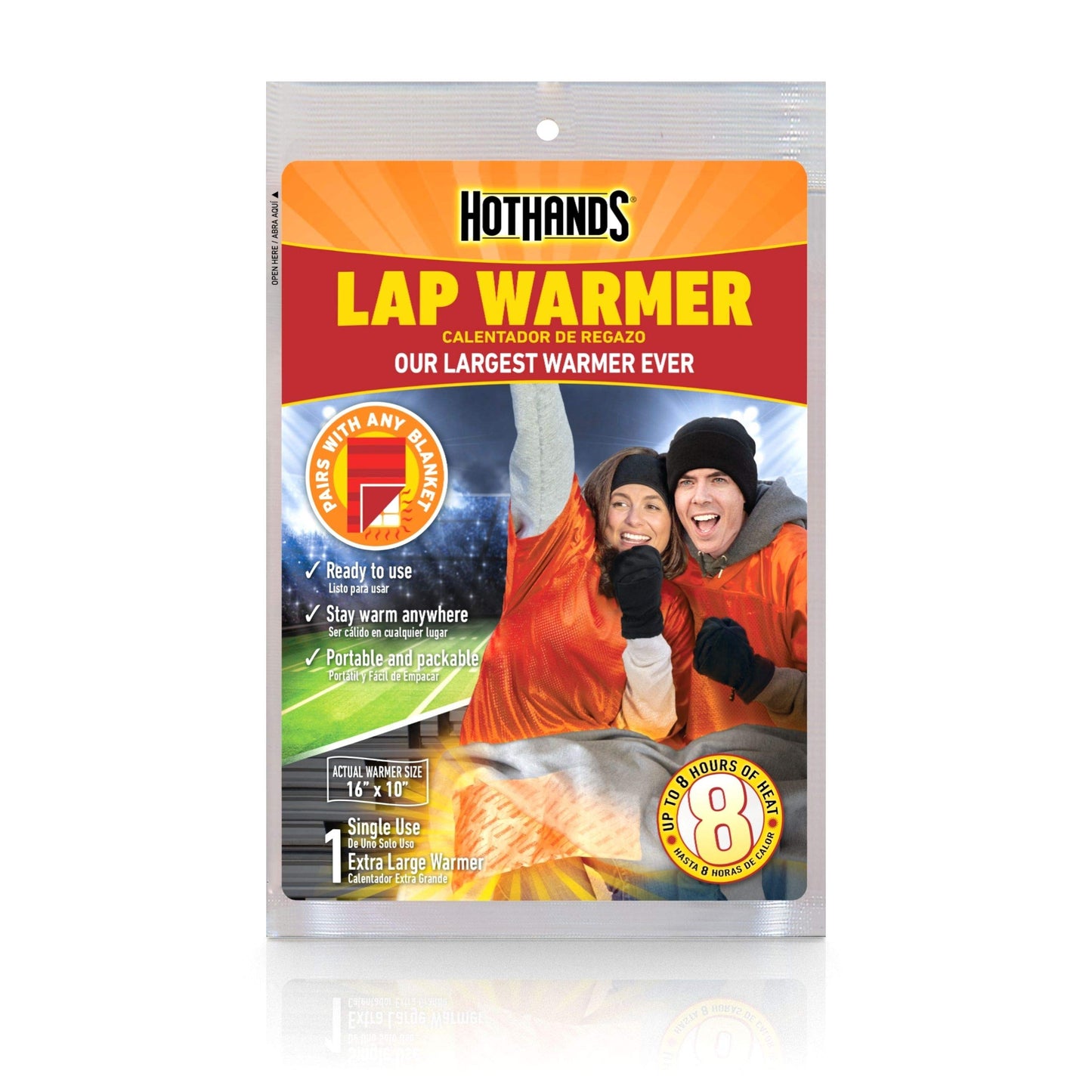 HotHands Body & Hand Super Warmers - Long Lasting Safe Natural Odorless Air Activated Warmers - Up to 18 Hours of Heat - 40 Individual Warmers