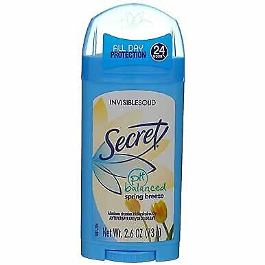 Secret Invisible Solid Tropical Orchid Antiperspirant/Deodorant, 2.6 Ounce