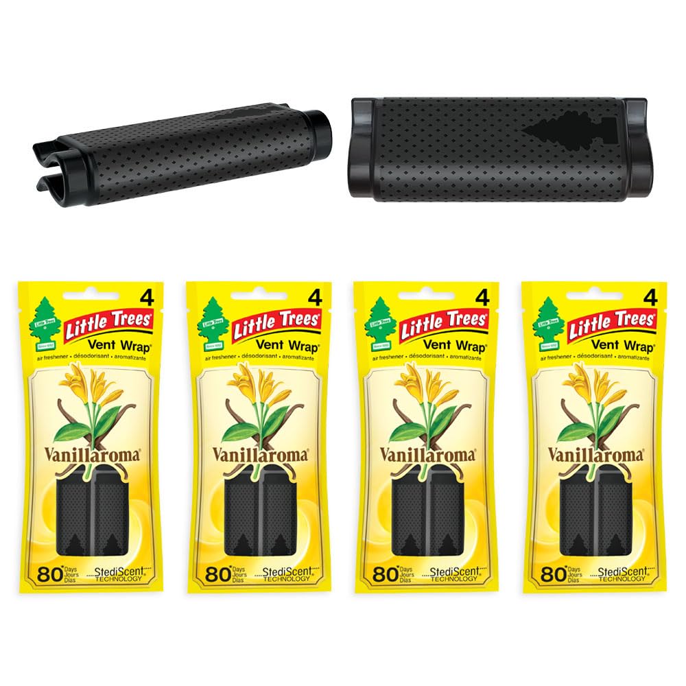 LITTLE TREES Car Air Freshener | Vent Wrap Provides Long-Lasting Scent, Invisibly Fresh!