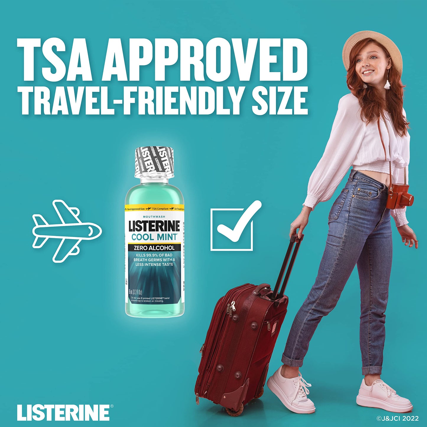Listerine Listerine Zero Mint Mouthwash for Breath