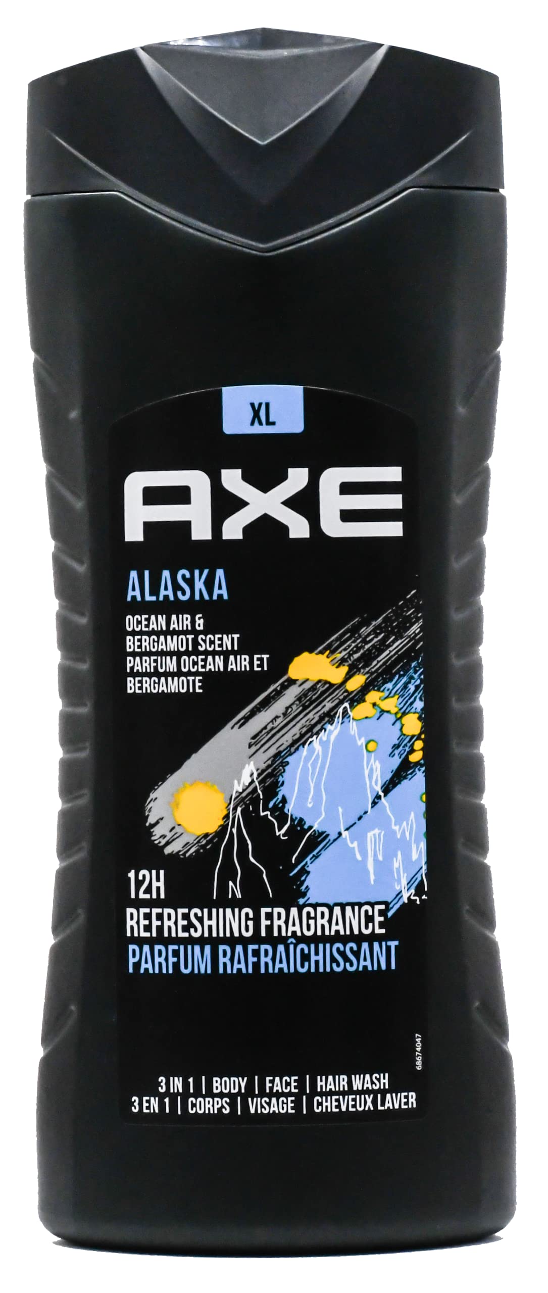 AXE Body Wash 12h Refreshing Fragrance 3-IN-1 Body, Face, Hair Wash, Variety of 6 scents - 13.5 fl Ounce (400 mL)