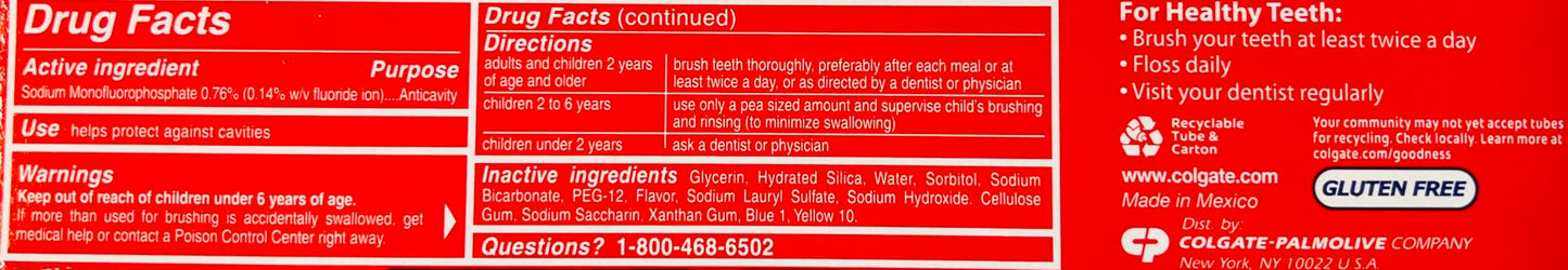 Colgate Sparkling White Gel Toothpaste