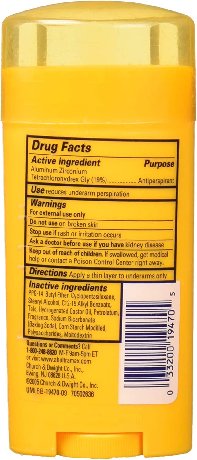 Arm and Hammer Ultramax Deodorant and Antiperspirant