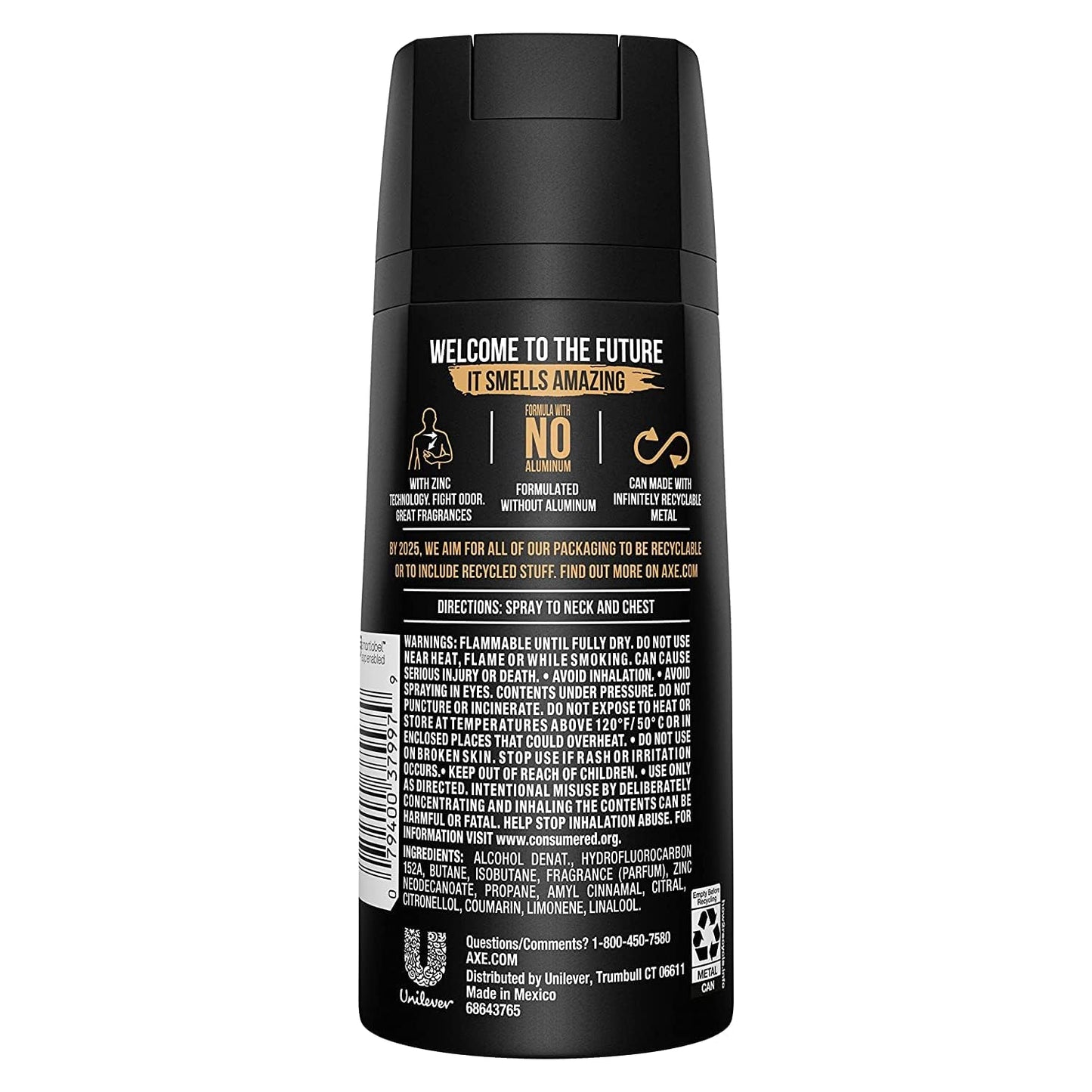 AXE body spray deodrant Mix within the available kinds