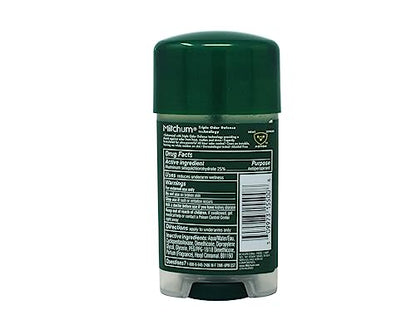 Mitchum Antiperspirant Deodorant Stick for Men Triple Odor Defense Gel 48 H Protection Oz