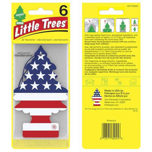 LITTLE Air Fresheners Car Air Freshener. Hanging Tree Provides Long Lasting Scent for Auto or Home