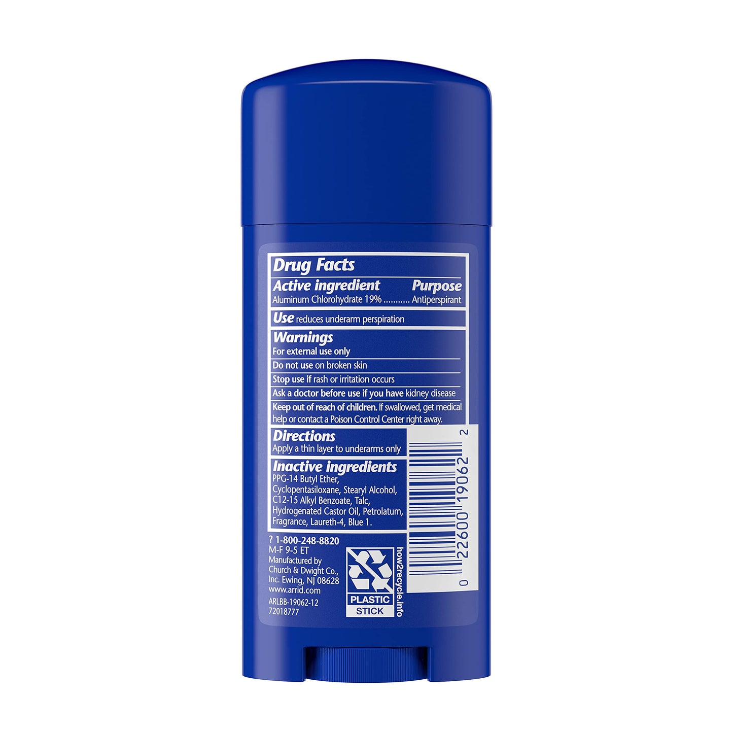 Arrid XX Anti-Perspirant Deodorant Solid Unscented