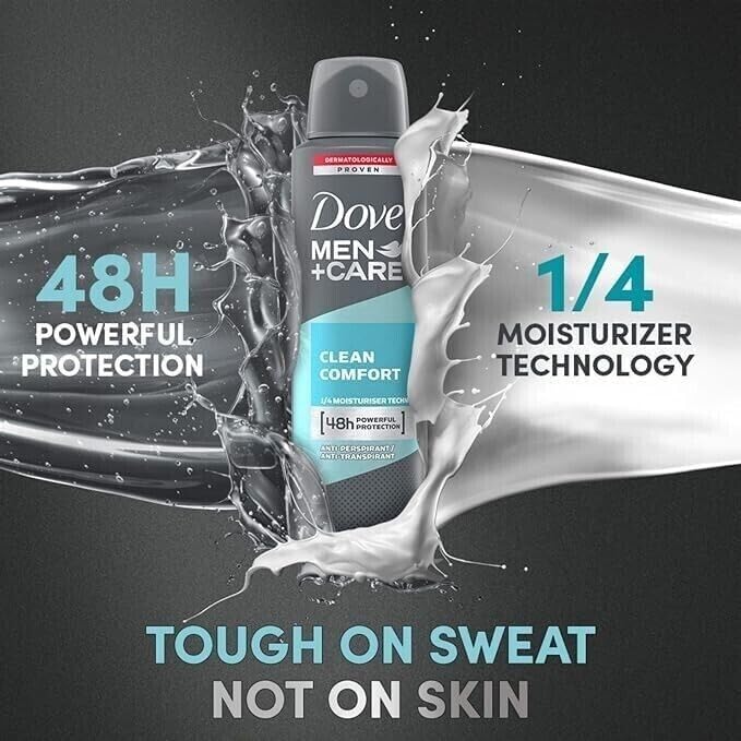 DOVE MEN + CARE Dove Men Care Dry Spray Antiperspirant Deodorant 72 Hour Sweat And Odor Protection For Formulated