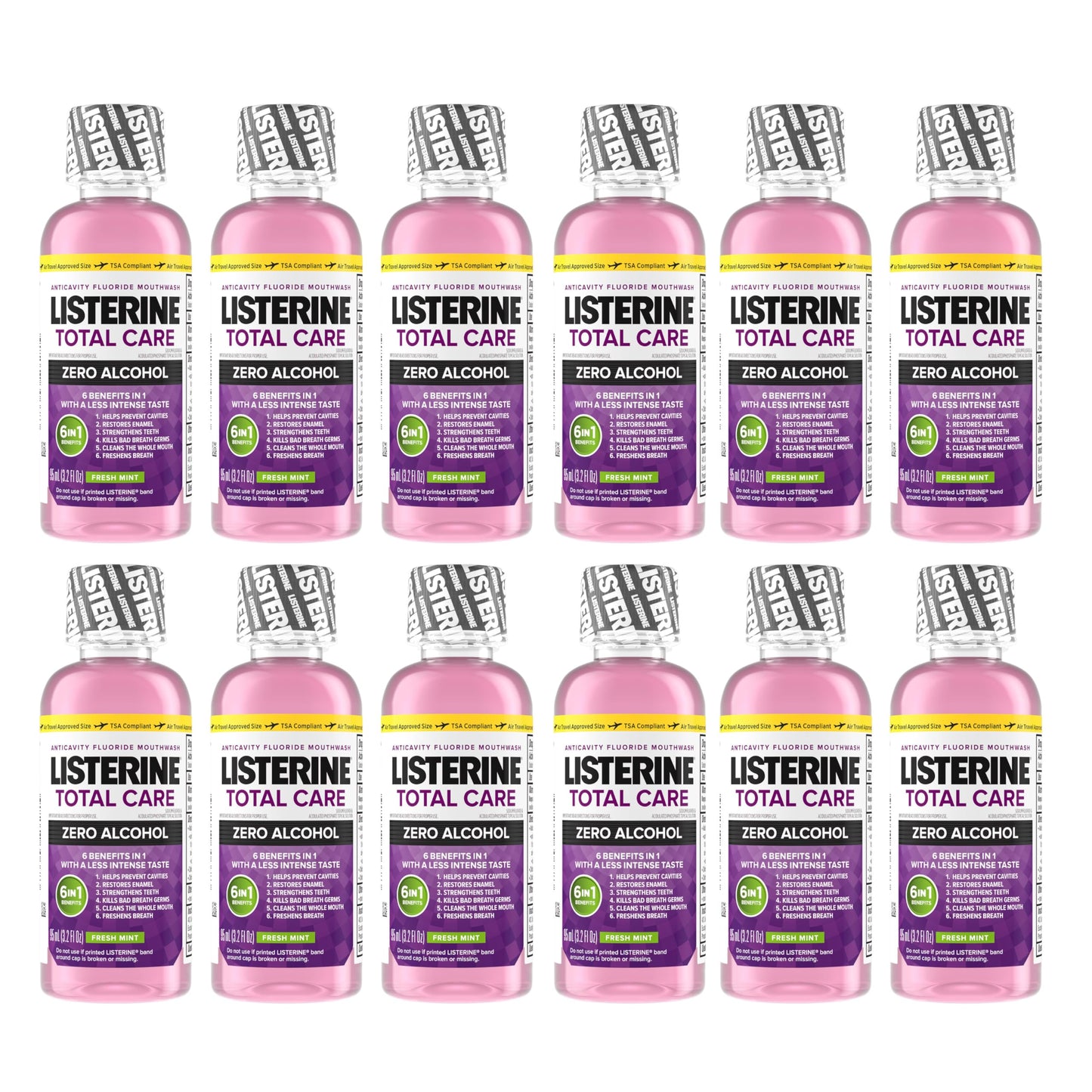 Listerine Total Care Alcohol-Free Anticavity Fluoride Mouthwash