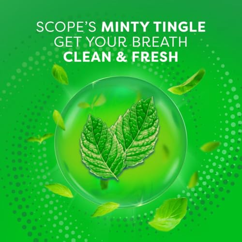 Crest Scope Classic Mouthwash, Original Formula, 500 Ml, 4 Count