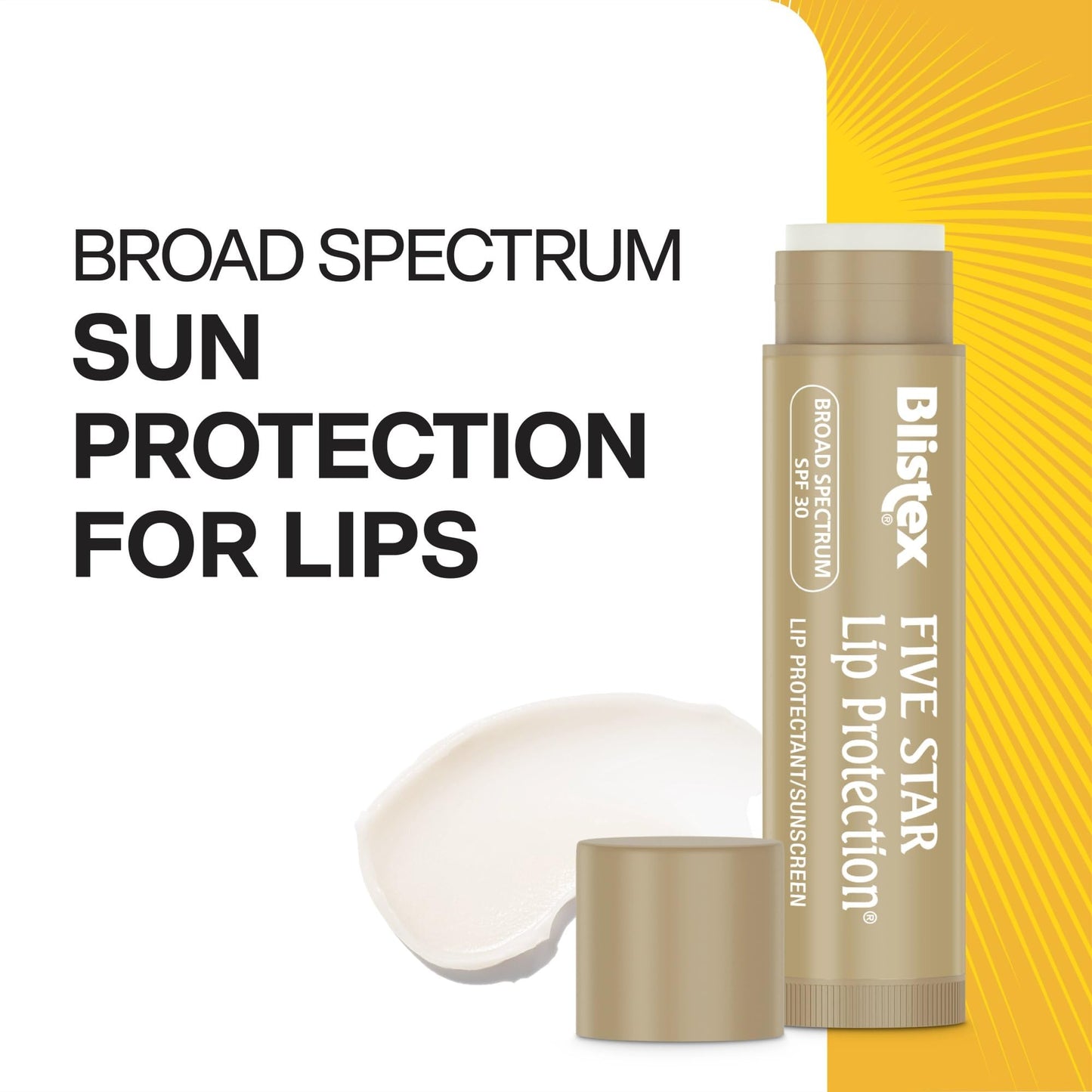 Blistex Five Star Lip Protection SPF 30 0.15 oz Pack of
