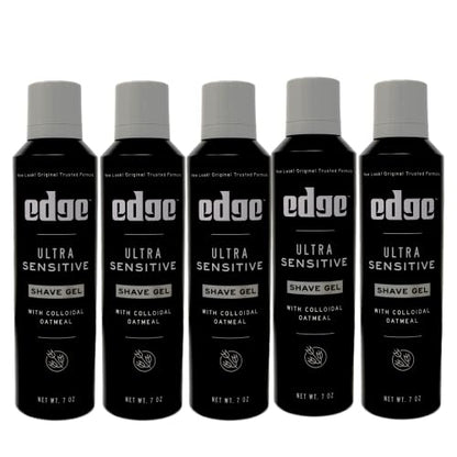 Edge Shave Gel, Fragrance Free, Ultra Sensitive 7 oz Pack of 5