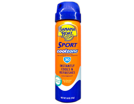 Banana Boat Continuous Spf#30 Sport 1.8 Ounce Cool Zone (6 Pieces) (53ml)