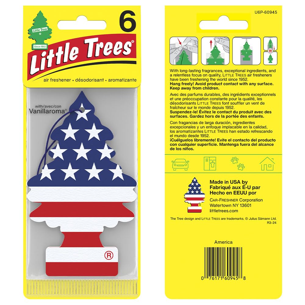 LITTLE Air Fresheners Car Air Freshener. Hanging Tree Provides Long Lasting Scent for Auto or Home