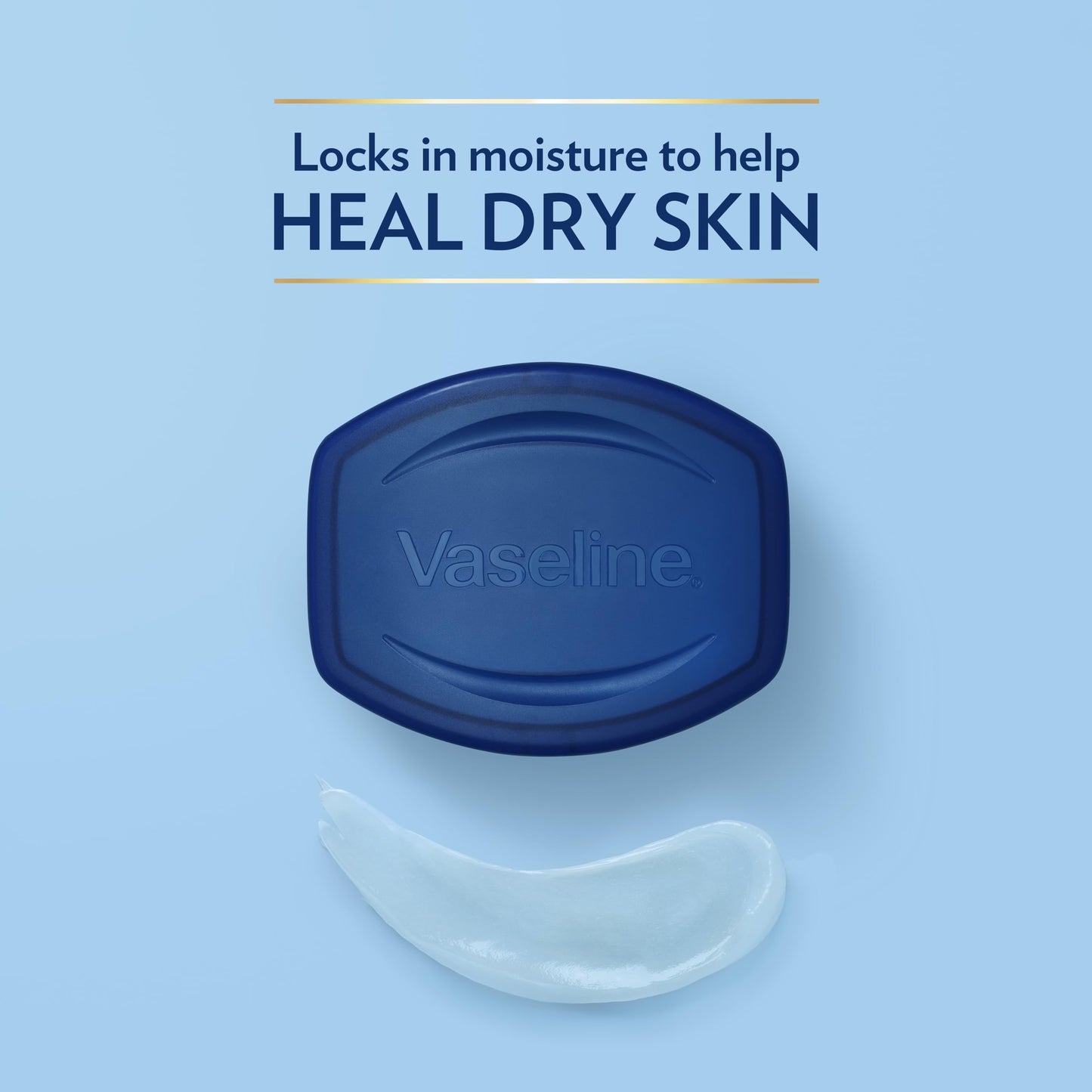 Vaseline Unscented Petroleum Jelly Balm 50ml - Pack of 2, Hypoallergenic, for All Skin Types
