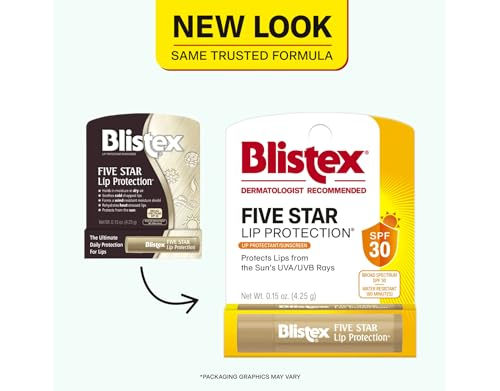Blistex 5 Star Lip Protct Size .15oz, 3 pack