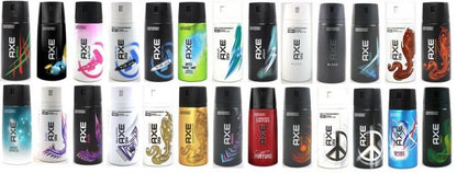 AXE body spray deodrant Mix within the available kinds