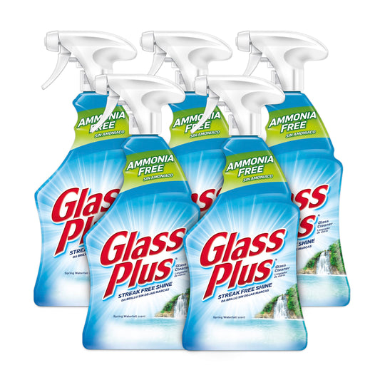 Glass Plus Glass Cleaner, 32 Fl Oz Bottle, Multi-Surface Glass Cleaner