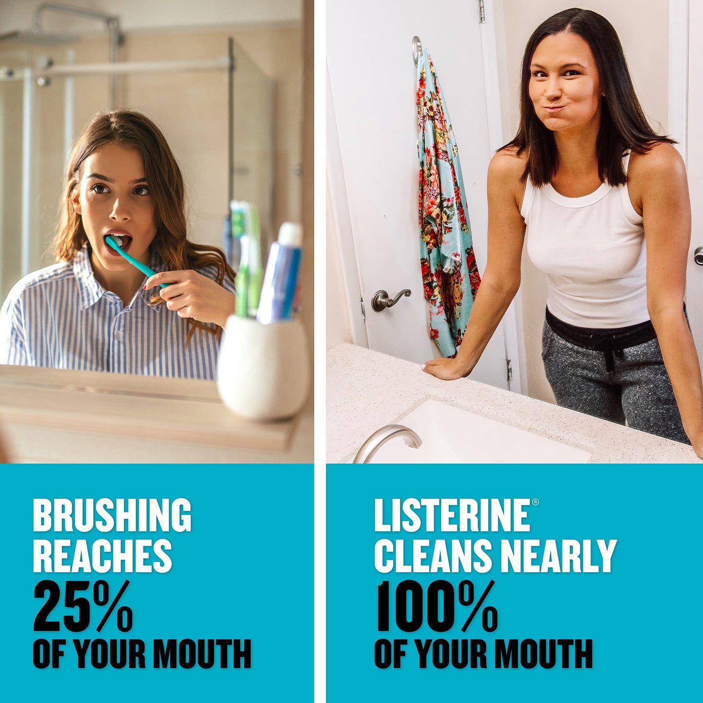 Listerine Listerine Zero Mint Mouthwash for Breath