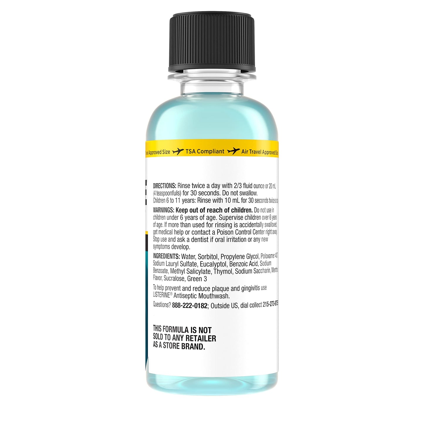 Listerine Listerine Zero Mint Mouthwash for Breath
