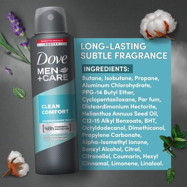 DOVE MEN + CARE Dove Men Care Dry Spray Antiperspirant Deodorant 72 Hour Sweat And Odor Protection For Formulated