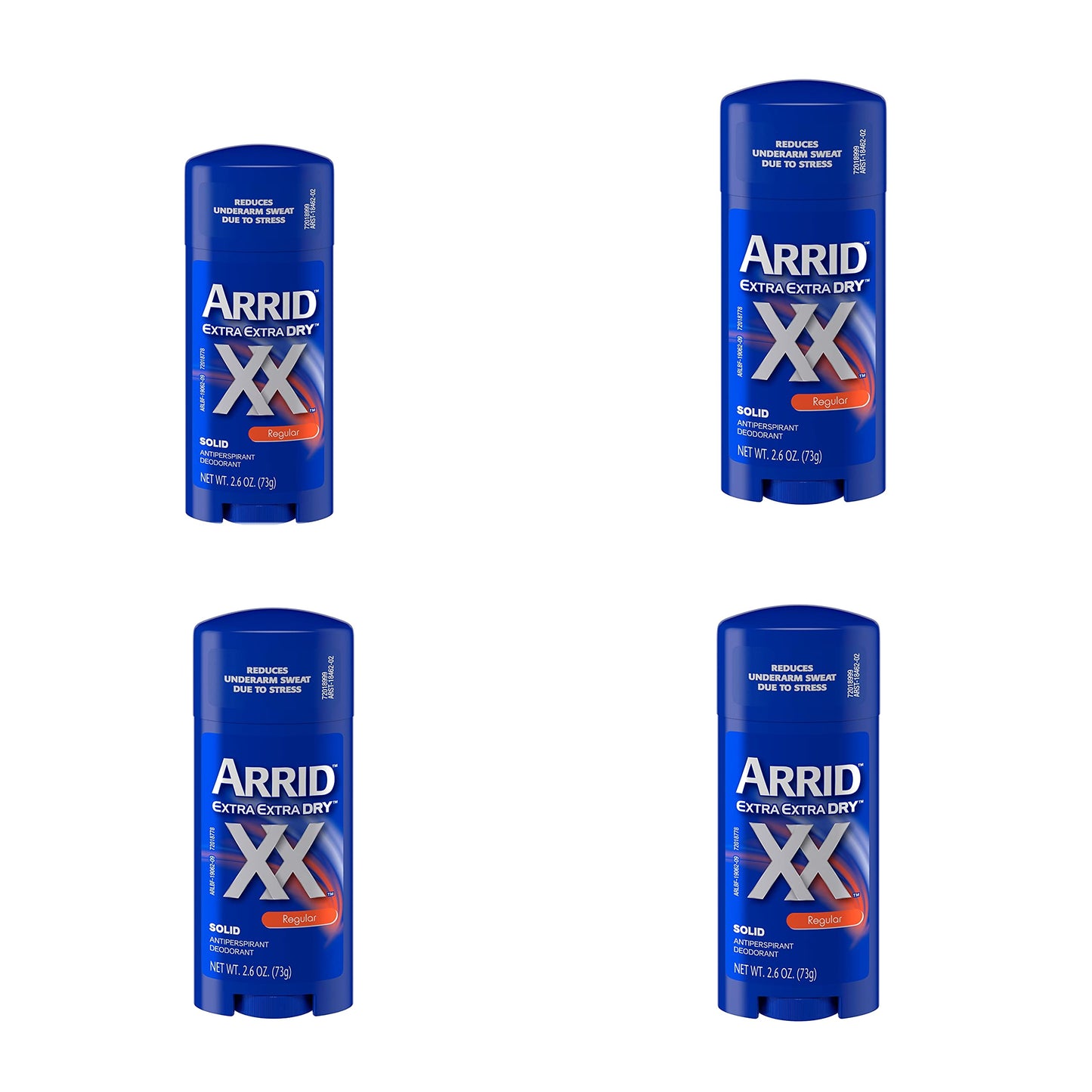 Arrid XX Extra Dry Antiperspirant Deodorant Solid Pack of