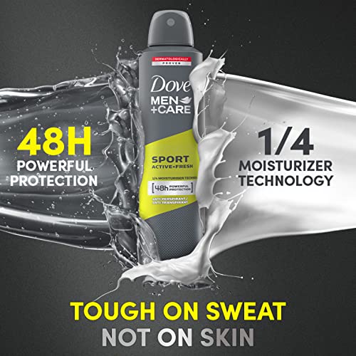 Dove Men Care Anti-Perpirant Deodorant Spray Sport Active Fresh 250Ml - 2 count