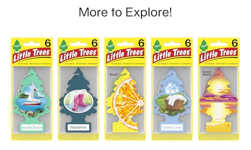 LITTLE Air Fresheners Car Air Freshener. Hanging Tree Provides Long Lasting Scent for Auto or Home