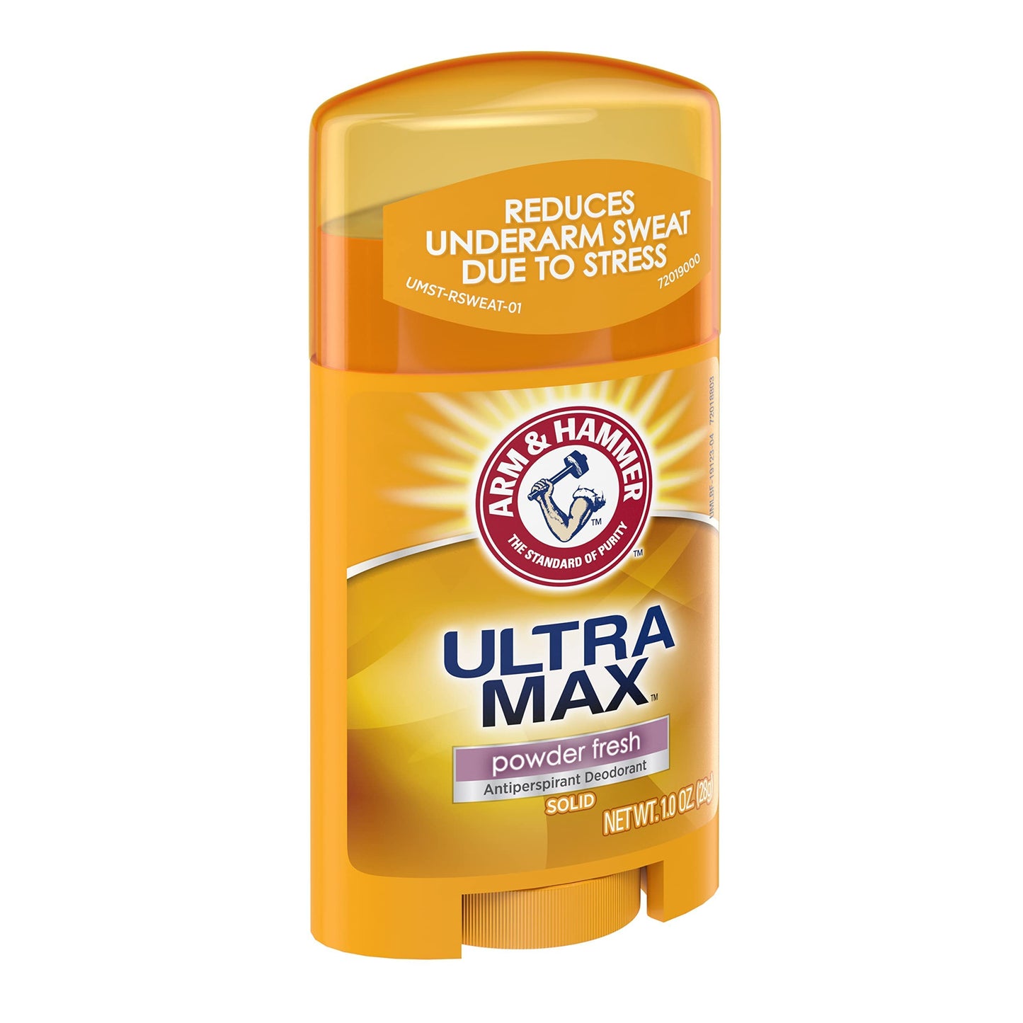 Arm & Hammer Ultra Max Powder Fresh Antiperspirant Deodorant 1.0 Oz Travel Size (Pack of 3)