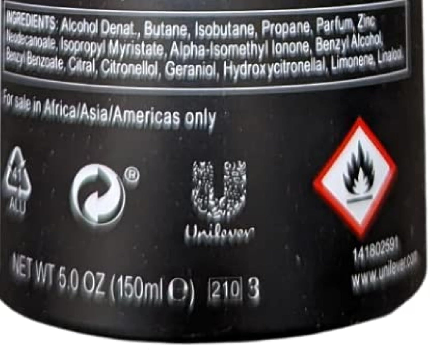 AXE body spray deodrant Mix within the available kinds