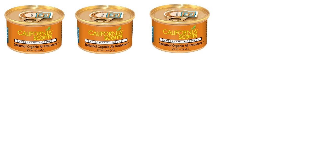 California Scents Air Freshener NEW SCENTS!! SET OF 3